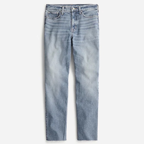 J.Crew High-Rise ‘90s Classic Straight Jean in Downtown Wash - Picture 4 of 6